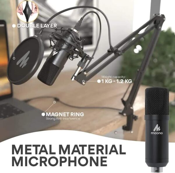 Maono USB Podcast Microphone - Image 3