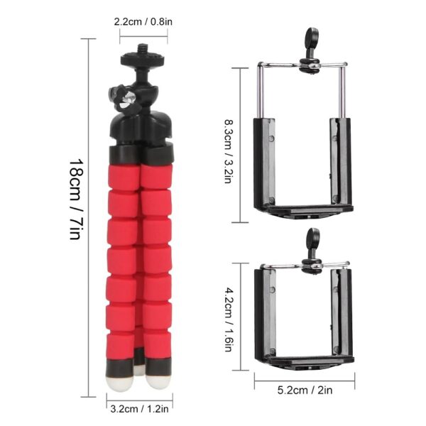 Flexible Phone and camera tripod and phone holder - Image 4